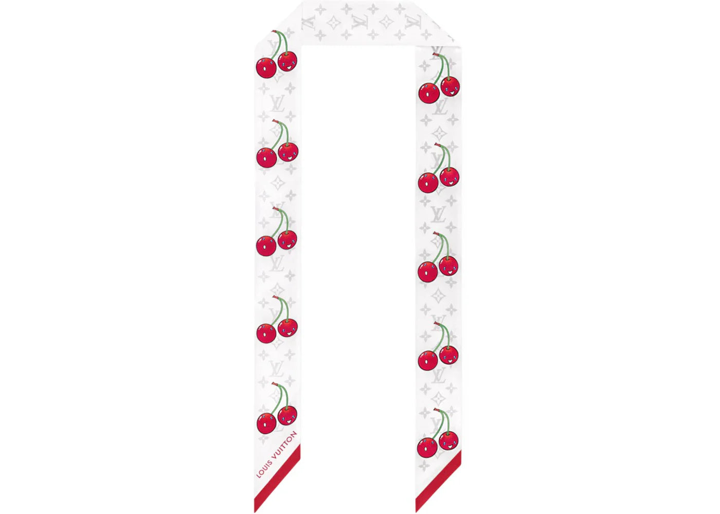 Louis Vuitton x Takashi Murakami Monogram Cherry Bandeau White
