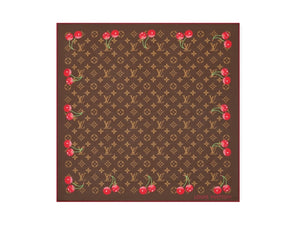 Louis Vuitton x Takashi Murakami Monogram Cherry Square 55 Brown