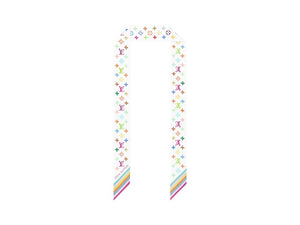 Louis Vuitton x Takashi Murakami Monogram Multicolor Bandeau BB White Multicolored