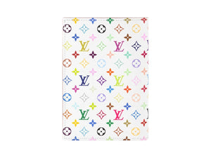 Louis Vuitton x Takashi Murakami Passport Cover White Multicolored