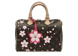 Louis Vuitton x Takashi Murakami Cherry Blossom Speedy Bandouliere 25 Sakura Brown