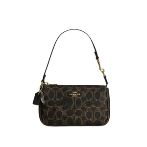 Coach Nolita 19 In Loved Signature Canvas With Charms Gold Brown