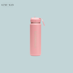 Lululemon Back to Life Sport Bottle 24oz Straw Lid Pink