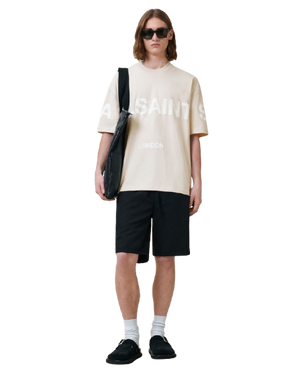 ALL SAINTS BIGGY SS CREW BAILEY TAUPE