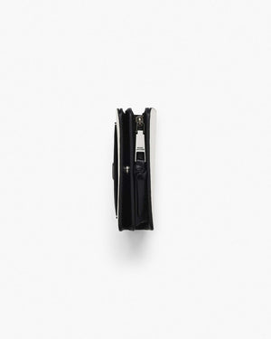 Marc Jacobs Marc Jacobs The Utility Snapshot Mini Compact Wallet Black/White Black/white