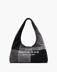 Marc Jacobs Marc Jacobs The Patchwork Denim Sack Bag Black Denim Black Denim