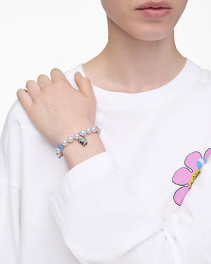 Marc Jacobs Marc Jacobs Hattie Stewart x Marc Jacobs Garden Pearl Station Bracelet Silver/Multi Silver/multi