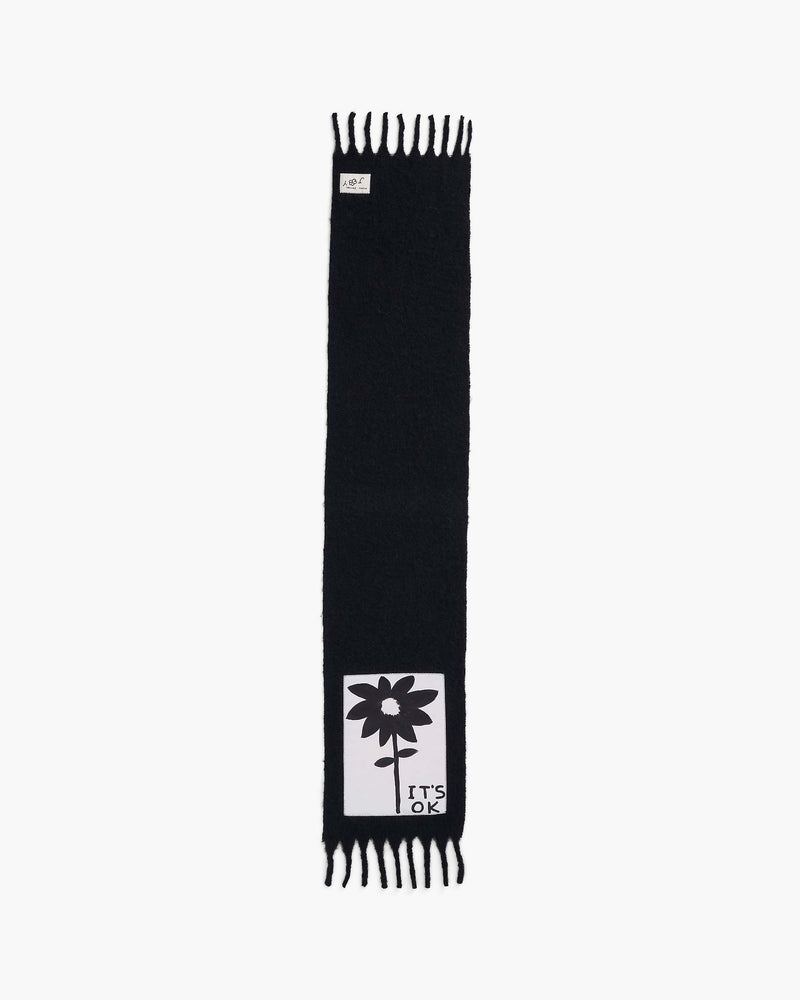 Marc Jacobs Marc Jacobs David Shrigley x Marc Jacobs It's Ok Wool Scarf Black Multi Black Multi