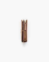 Marc Jacobs Marc Jacobs The Pebble J Marc Mini Compact Wallet Camel Camel