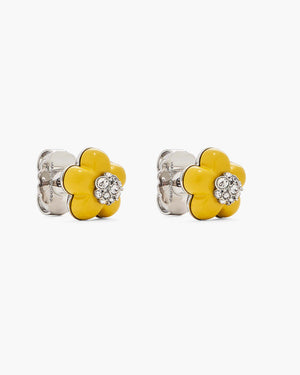 Marc Jacobs Marc Jacobs The Daisy Stud Earrings Silver/Daisy Yellow Silver/daisy Yellow
