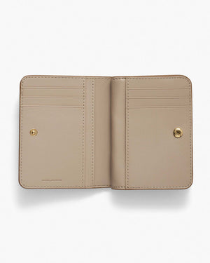 Marc Jacobs Marc Jacobs The Covered J Marc Mini Compact Wallet Camel Camel