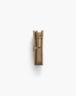 Marc Jacobs Marc Jacobs The Covered J Marc Mini Compact Wallet Camel Camel