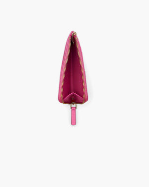 Marc Jacobs Marc Jacobs The Leather Top Zip Multi Wallet Bow Pink Bow Pink