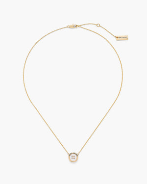Marc Jacobs Marc Jacobs The Button Mother Of Pearl Necklace Gold/Mop Gold/mop