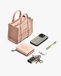 Marc Jacobs Marc Jacobs The Leather Small Tote Bag Raspberry Pink Raspberry Pink