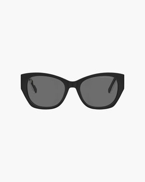 Marc Jacobs The Bold Logo Cat Eye Sunglasses Black/white