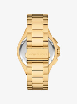 Michael Kors Oversized Lennox Gold-Tone Watch Gold