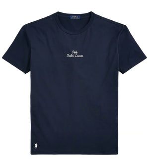 Navy Blue Logo Jersey Classic Fit Navy Blue T-Shirt