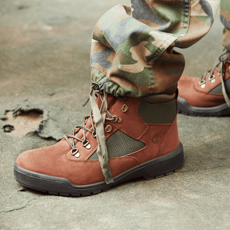 Timberland 6-Inch Waterproof Field Boot Dark Brown Nubuck Men'S