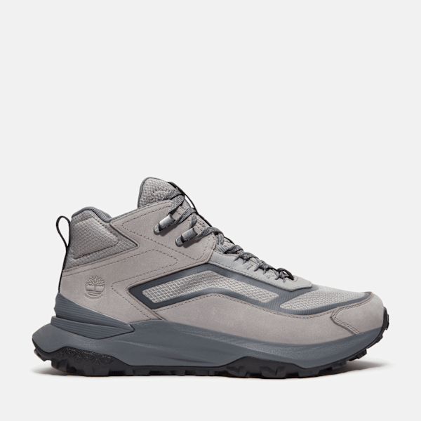 Timberland Motion Access Mid Waterproof Sneaker Medium Grey Ripstop Men'S