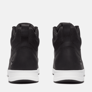 Timberland Mens Parker Street High-Top Sneaker Black Full-Grain