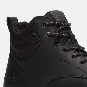 Timberland Mens Parker Street High-Top Sneaker Black Full-Grain