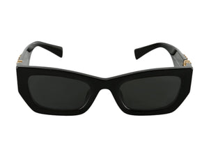 Miu Miu Glimpse Sunglasses Slate Gray (0MU 09WS 1AB5S0)