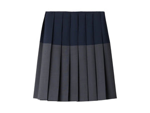 Miu Miu Kid Mohair Skirt Hematite/Navy