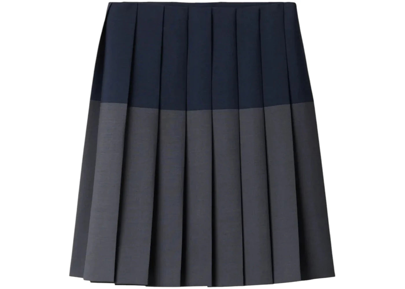Miu Miu Kid Mohair Skirt Hematite/Navy