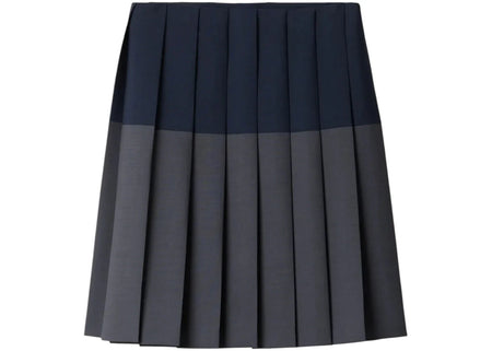 Miu Miu Kid Mohair Skirt Hematite/Navy