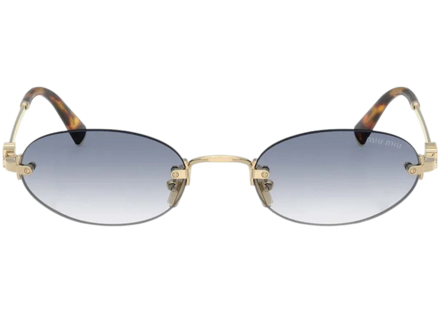 Miu Miu Logo Sunglasses Indigo (0MU A54S ZVN80O)