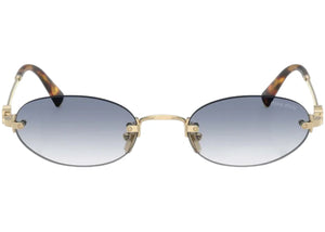 Miu Miu Logo Sunglasses Indigo (0MU A54S ZVN80O)