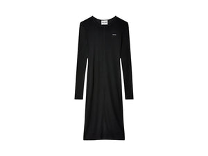 Miu Miu Silk Jersey Dress Nero
