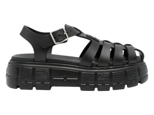 Miu Miu Soft Cage Sandal Nero (Women's)