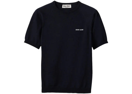 Miu Miu Wool Crewneck Sweater Bleu