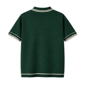 Monaco Knit Polo – Forest