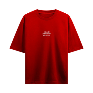 Myugen Nike Bitches Oversized T-Shirt Red