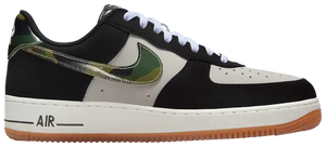 Nike Air Force 1 Low 'Black Patent Camo Swoosh'