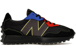New Balance 327 Black Yellow Blue Red