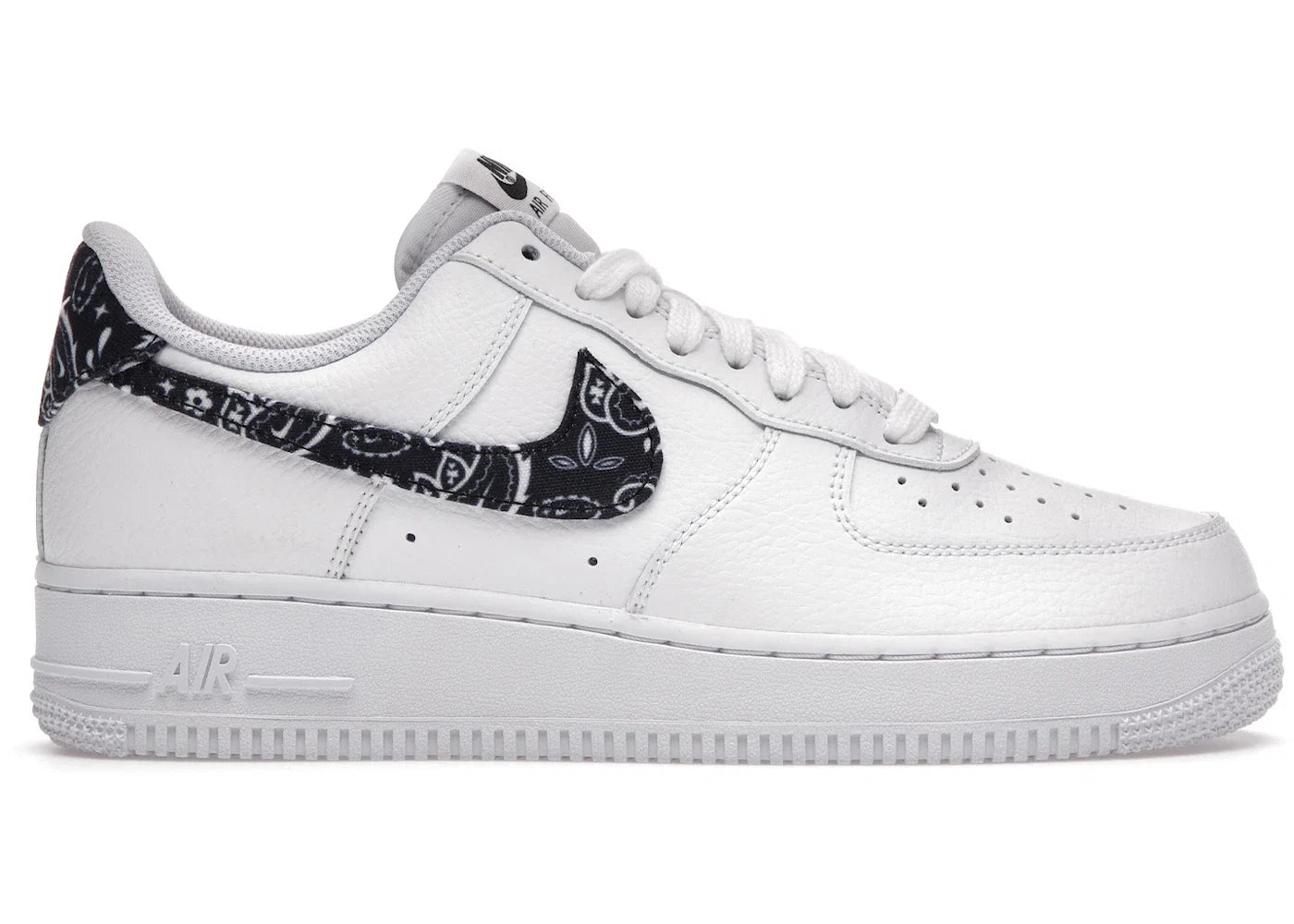 Nike Air Force 1 Low 07 Essential White Black Paisley Womens