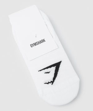 Gymshark No Show Socks 3Pk White