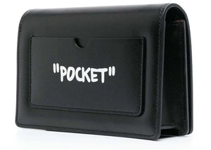 Off-White Jitney 0.5 Quote Shoulder Bag Black/White