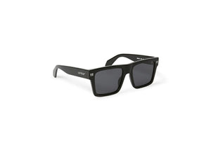 OFF-WHITE Lawton Square Sunglasses Black/Dark Grey (OERI109S24PLA0011007-FR)