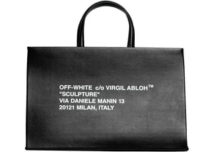Off-White Medium Box Bag Black/White