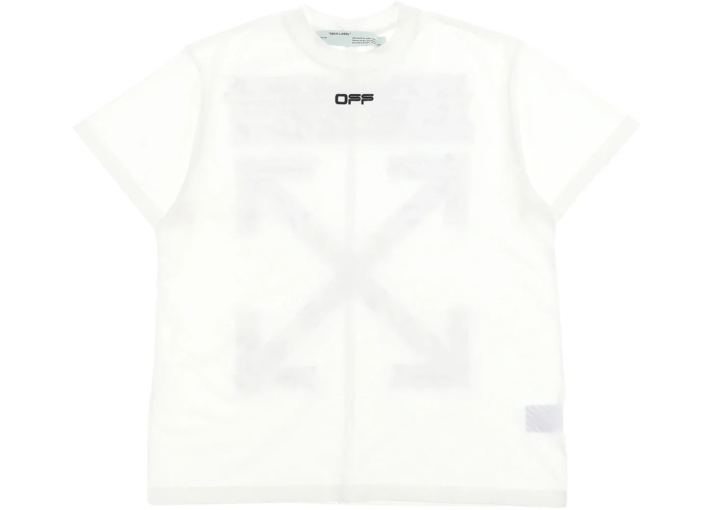 OFF-WHITE Oversized Fit Airport Tape T-Shirt White
