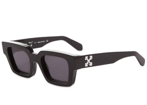 OFF-WHITE Virgil Square Frame Sunglasses Black White Grey (FW21) (OERI008Y21PLA0011007 / OERI008C99PLA0011007 / OERI008C99PLA0051007 / OERI008C99PLA0041007 )