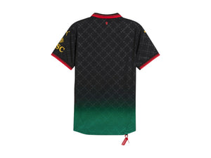 OFF-WHITE x Puma AC Milan Authentic Jersey Black/Power Green