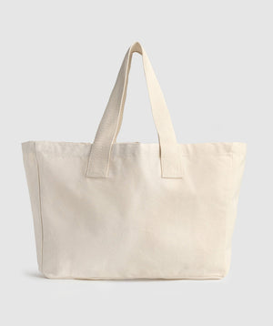 Women's Gymshark Weight Plate Oversized Tote Oat White