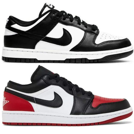 Panda Dunk + Bred Toe 2.0 Pack