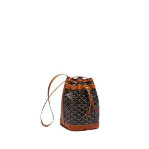 Petit Flot Bucket Bag (Black & Tan)